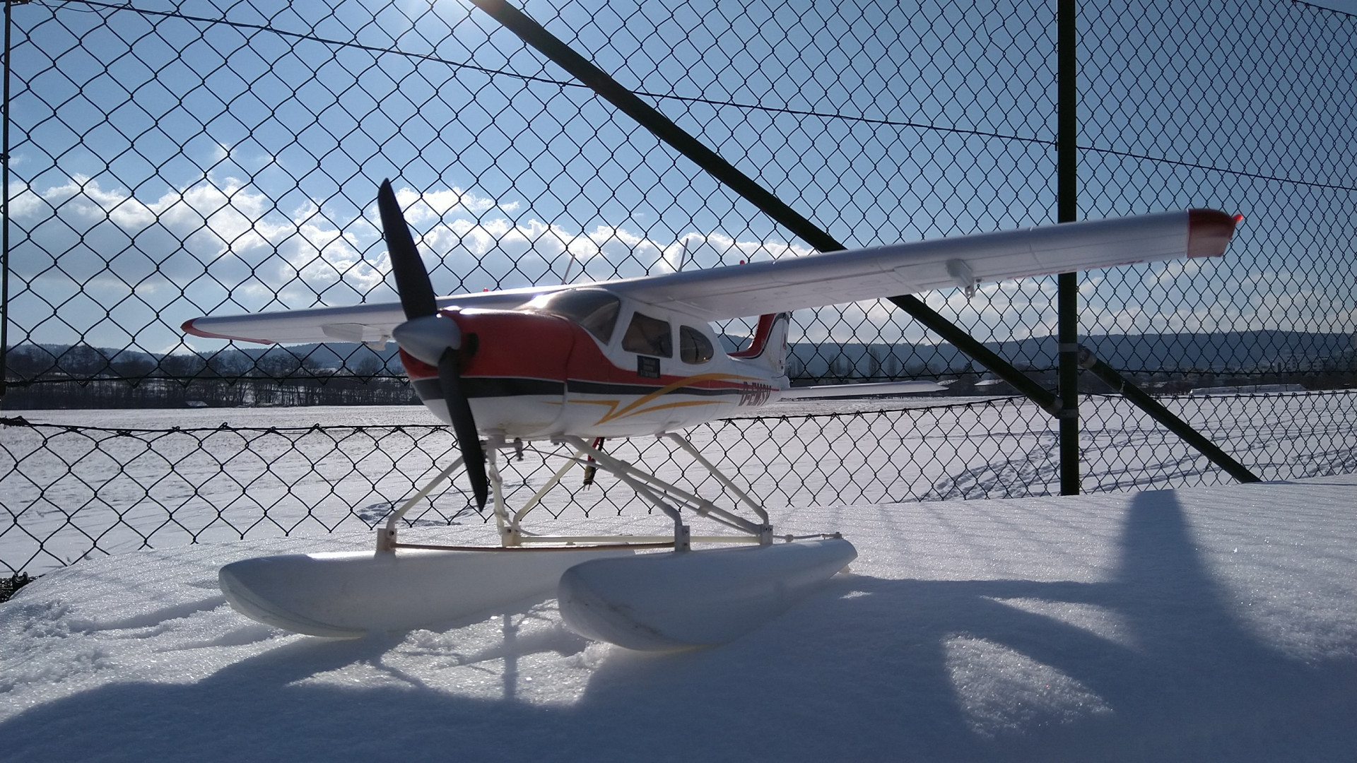 Schneefliegen mit Cessna 177 (Hype) am 11. Februar 2021