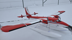 Schneefliegen mit Twin Otter (E-Flite)
