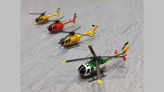 Drehflügler-Invasion beim Hallenfliegen